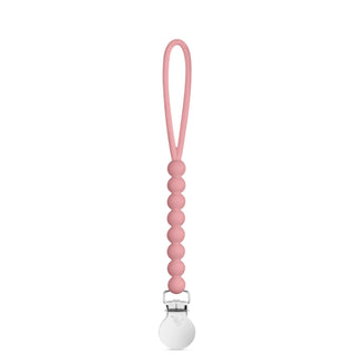 Judy Cutie Clip (Pacifier Clip): Mauve - Lindsey Paige