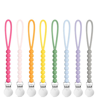 Judy Cutie Clip (Pacifier Clip): Peony - Lindsey Paige