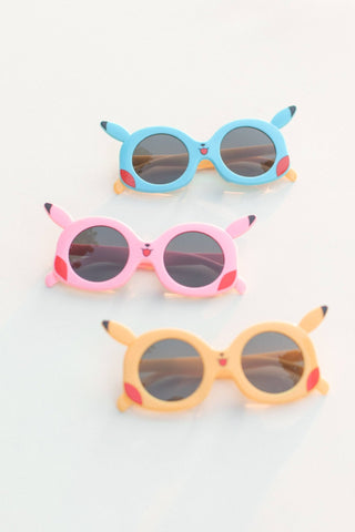 Kids Toddler Pokemon Sunglasses: Yellow - Lindsey Paige