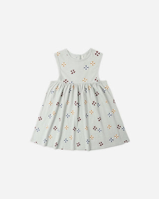 Layla Sleeveless Cotton Babydoll Dress | Floatie Print - Lindsey Paige