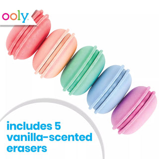 Le Macaron Patisserie Scented Eraser - Set of 5 - Lindsey Paige