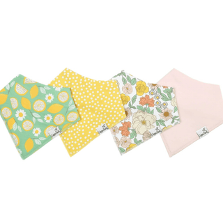 Lemon Bandana Bib Set - Lindsey Paige