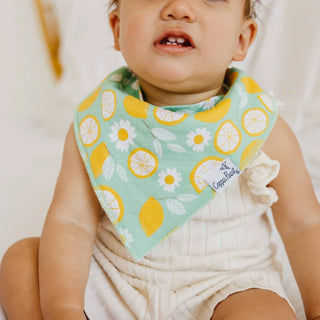 Lemon Bandana Bib Set - Lindsey Paige