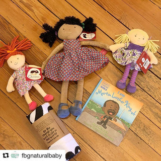 Lil'l Peggy Blonde Hair with Lilac & Pink Dress - Lindsey Paige