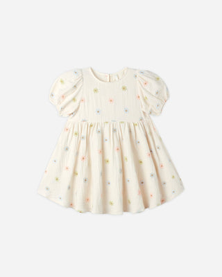 Marley Dress Embroidered Daisies - Lindsey Paige
