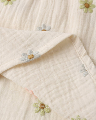 Marley Dress Embroidered Daisies - Lindsey Paige