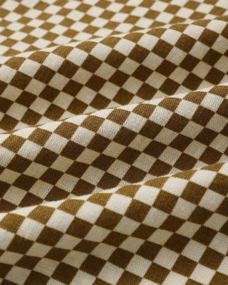 Maverick Romper Ocre Check - Lindsey Paige