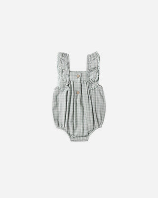Maya Romper Green Gingham - Lindsey Paige