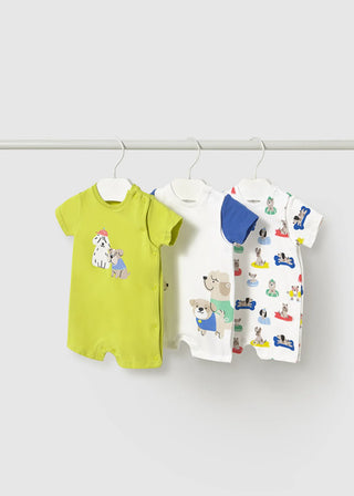 Mayoral Baby Boy Doggie Romper - Lindsey Paige
