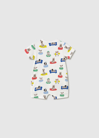 Mayoral Baby Boy Doggie Romper