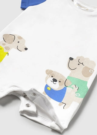 Mayoral Baby Boy Doggie Romper