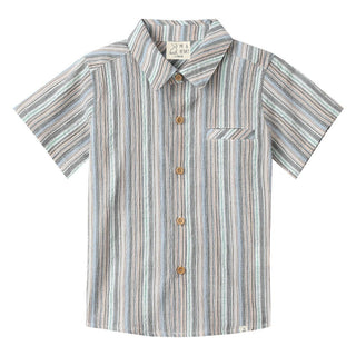 Me and Henry Newport Striped Cotton Button - Down Shirt (Copy) - Lindsey Paige