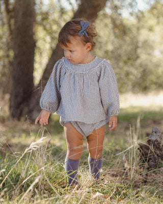 Mia Top + Bloomer Set Midnight Gingham - Lindsey Paige