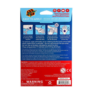 Mini Temporary Tattoos - Pirate's Life - Lindsey Paige