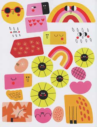 Missing Bits Stickers: Unicorns - Lindsey Paige