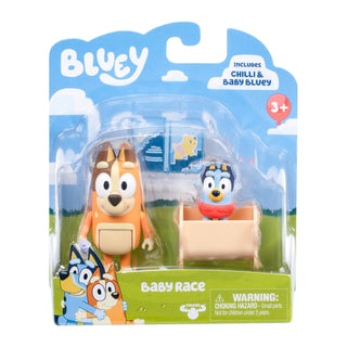 Moose Toys Bluey Figure 2 - Pack Bluey & Bandit - Lindsey Paige