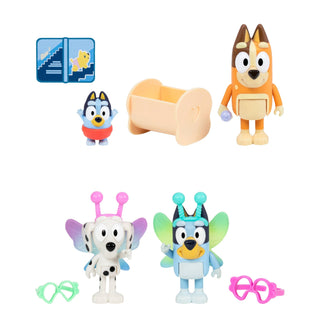 Moose Toys Bluey Figure 2 - Pack Bluey & Bandit - Lindsey Paige