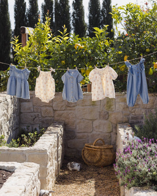 Nova Romper Lightweight Denim - Lindsey Paige