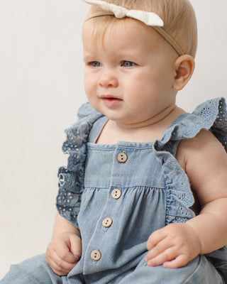 Nova Romper Lightweight Denim - Lindsey Paige