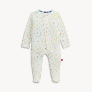 NURSERY MAGIC CREAM MODAL FOOTIE - Lindsey Paige