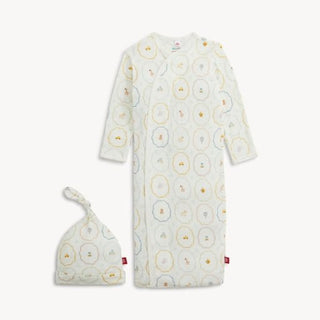 NURSERY MAGIC CREAM MODAL GOWN+HAT SET - Lindsey Paige
