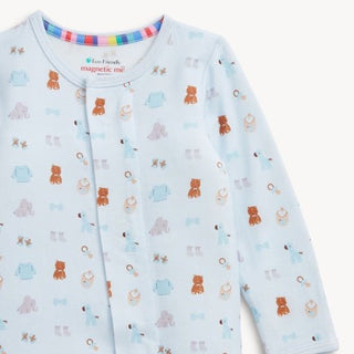 NURSERY NOSTALGIA BLUE MODAL FOOTIE - Lindsey Paige