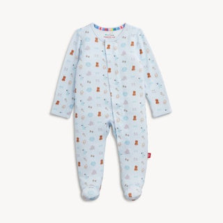 NURSERY NOSTALGIA BLUE MODAL FOOTIE - Lindsey Paige