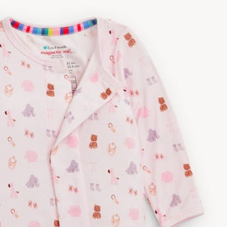 NURSERY NOSTALGIA PINK MODAL FOOTIE - Lindsey Paige
