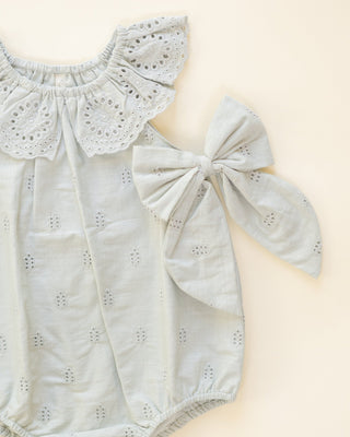 Oversized Bow || Seafoam - Lindsey Paige