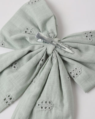 Oversized Bow || Seafoam - Lindsey Paige