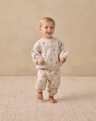 Oversized Crew Sweatshirt & Pant Set | Space - Lindsey Paige