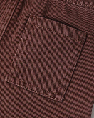 Perry Boys' Chocolate Denim Shorts – 100% Premium Cotton - Lindsey Paige