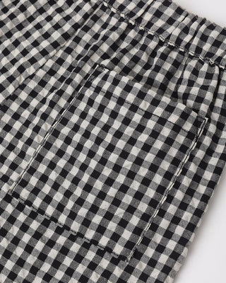 Perry Vintage Black Check Shorts – Classic Gingham Comfort - Lindsey Paige