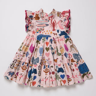 Pink Chicken Jennifer Dress – 20th Anniversary Print - Lindsey Paige