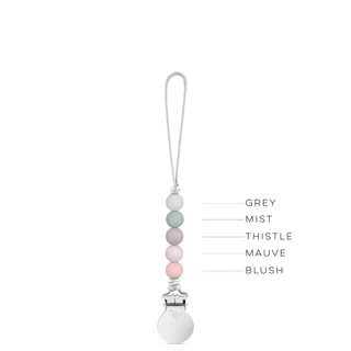 Quinn Cutie Clip (Pacifier Clip): Blue - Lindsey Paige