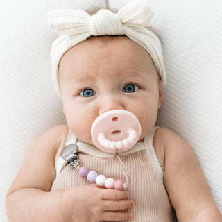 Quinn Cutie Clip (Pacifier Clip): Blue - Lindsey Paige