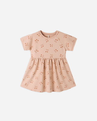 Raglan Dress Cherry Bows - Lindsey Paige