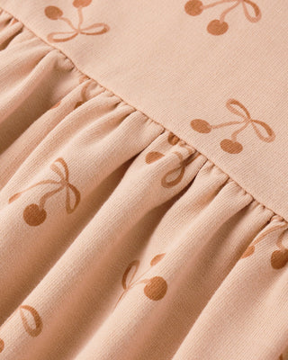 Raglan Dress Cherry Bows - Lindsey Paige