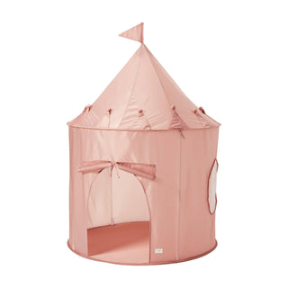 Recycled Fabric Play Tent Castle - Solid Colors: Misty Pink - Lindsey Paige