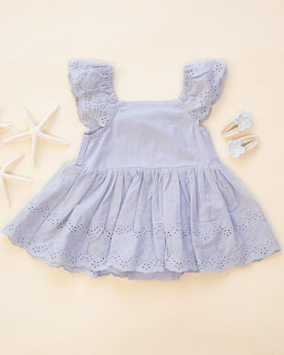 Remi Romper Periwinkle - Lindsey Paige