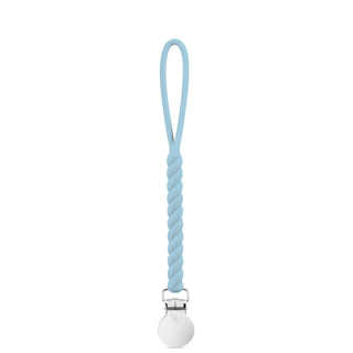 Roper Cutie Clip (Pacifier Clip): Blue Clear - Lindsey Paige