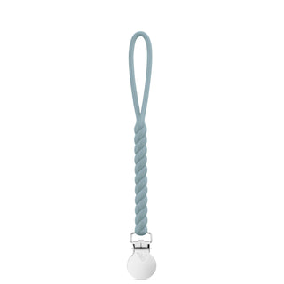 Roper Cutie Clip (Pacifier Clip): Blue Clear - Lindsey Paige