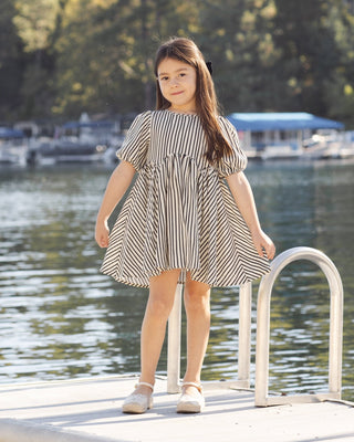 Rose Dress Wavy Stripe - Lindsey Paige