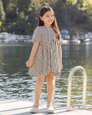 Rose Dress Wavy Stripe - Lindsey Paige