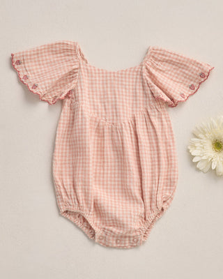 Roxy Romper Petal Gingham - Lindsey Paige