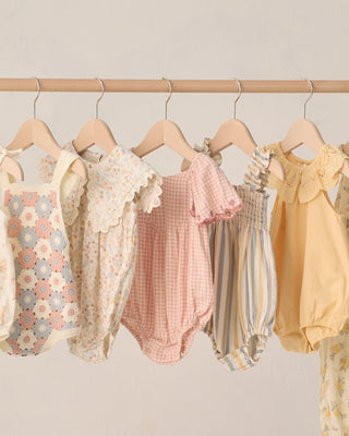 Roxy Romper Petal Gingham - Lindsey Paige