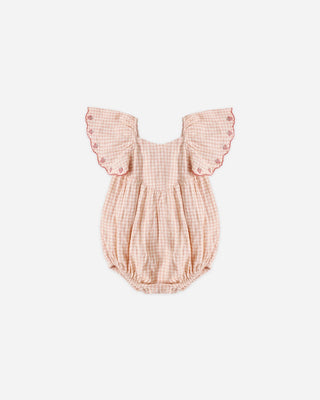 Roxy Romper Petal Gingham - Lindsey Paige