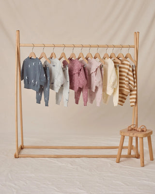 Ruffle Fleece Sweatshirt || Polka Dot - Lindsey Paige