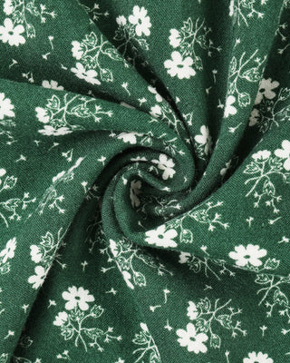 Sabrina Mini Dress || Green Ditsy - Lindsey Paige