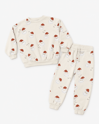 Santa Sweatshirt + Jogger Set - Lindsey Paige
